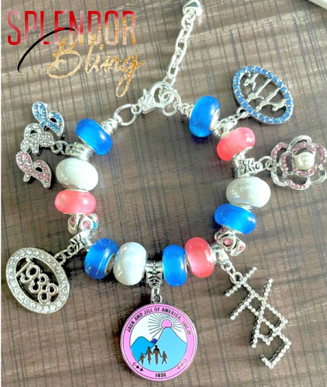 Jack and Jill of America Charm Bracelet Etsy