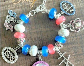 Jack and Jill of America Charm Bracelet