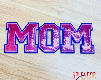 JJOA Sequin MOM DIY Iron-On Patch - Jack and Jill of America