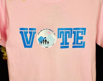 Adult JJOA Pink VOTE t-shirt - Jack and Jill of America