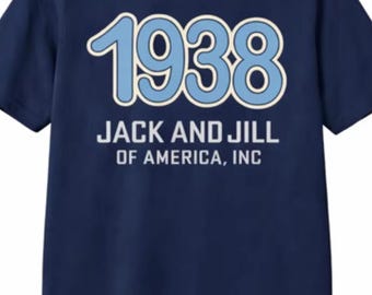 JJOA YOUTH Navy & Ivory 1938 Unisex Jack and Jill t-shirt - Jack and Jill of America