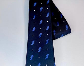 Corbata clásica negra/azul cobalto de Jack and Jill of America (ver también pajarita)