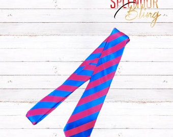 Jack and Jill of America royal blue/hot pink classic tie