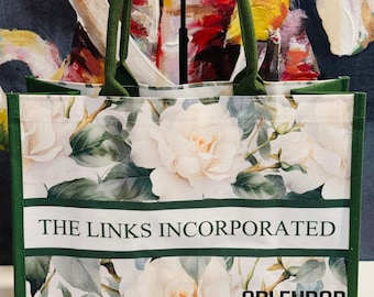 LINKS Floral Canvas Tote Bag — The Links Incorporated