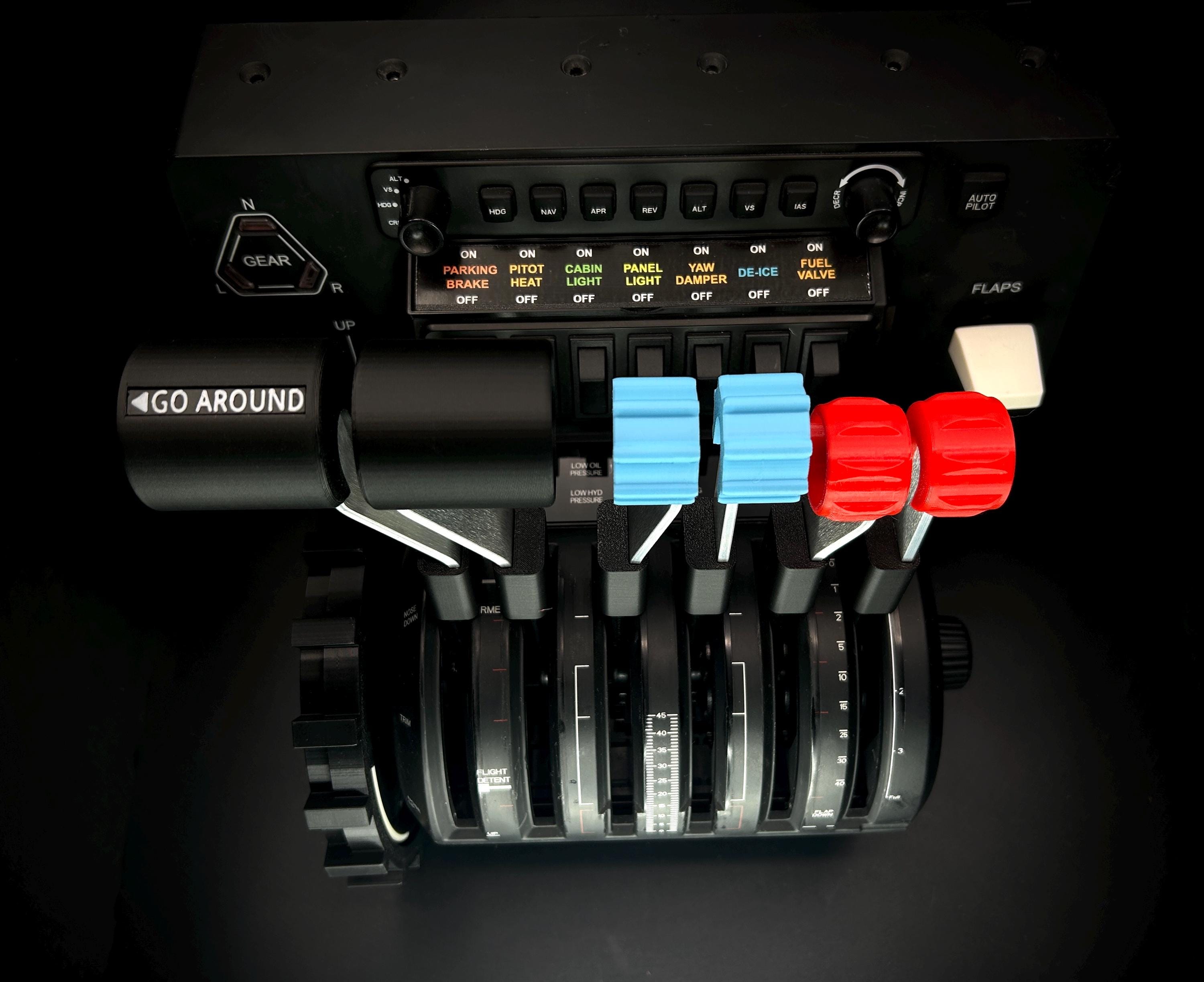 Beechcraft Baron G58 Flight Control Set | Realistic Aluminum Levers ...