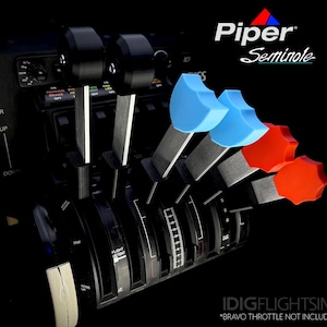 Piper PA44 Seminole / PA30 Comanche / Conjunto de control de vuelo / HoneyComb Bravo