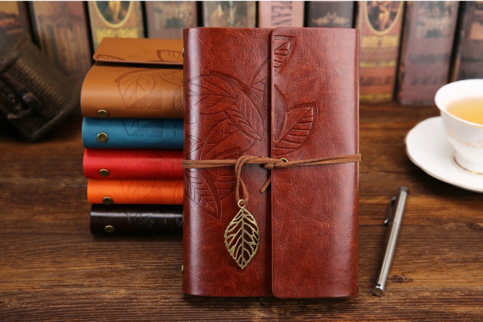 Refillable Leather Journal Leather Sketchbook Vegan Etsy