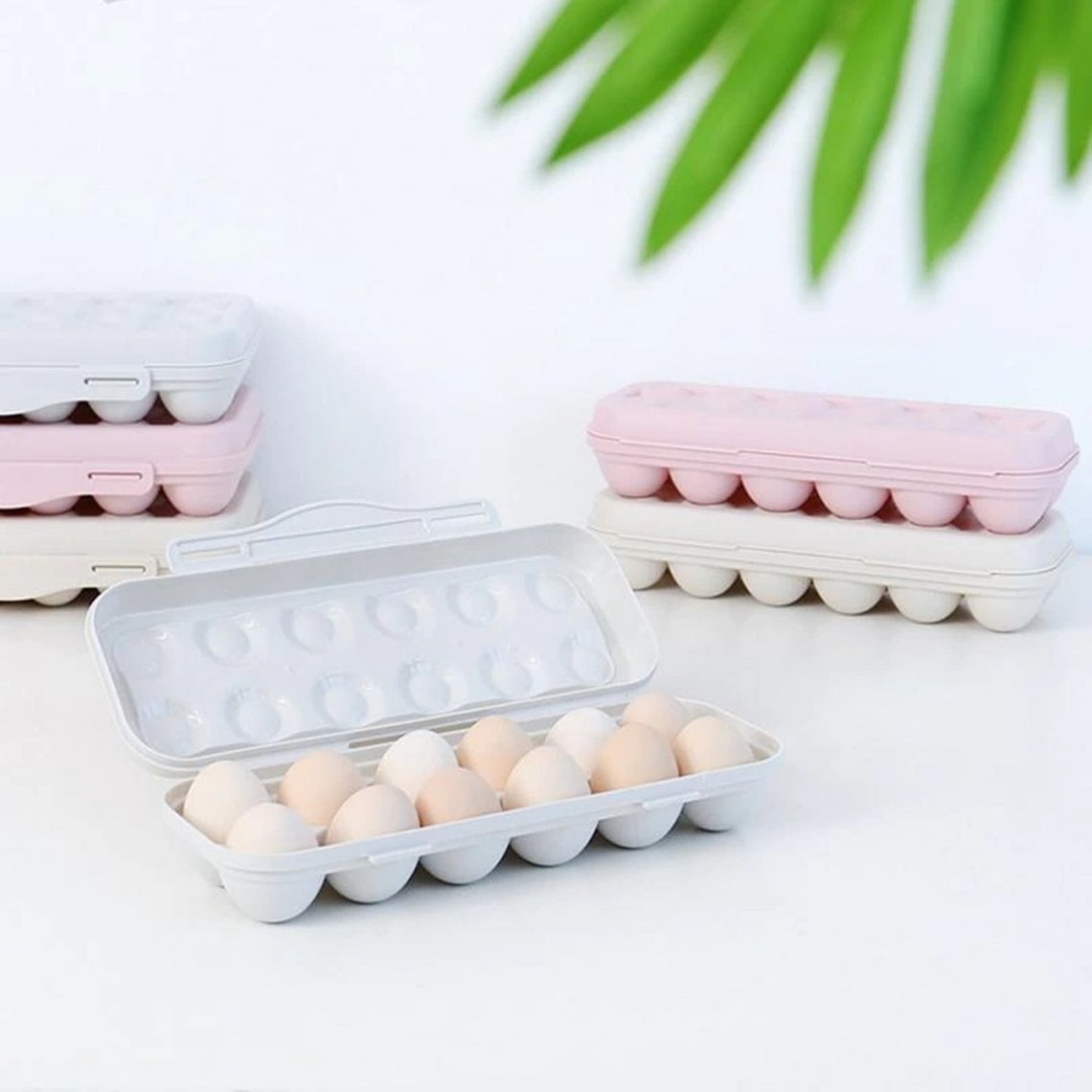 Hot 12 Grid Egg Tray Holder Egg Storage Box Organizer Etsy