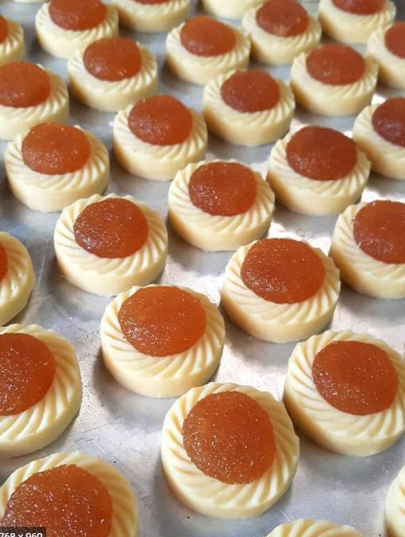 Pineapple Tart Jam Marmalade Thumbprint Linzer Cookies Etsy