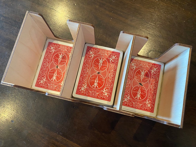 Hand and Foot Card Box and Tray Etsy