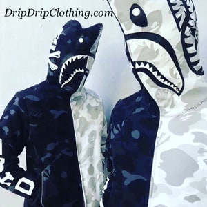 bape split hoodie