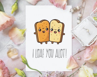 I love you card, Funny birthday, Valentines Day, Anniversary card for a boyfriend, husband, Couples, girlfriend, fiancé, partner, Gift Card