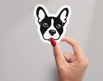 Sticker chien mignon pour ordinateur portable bouteille d'eau planificateur drôle de chiot vinyle autocollant cadeau pour amoureux des chiens animal de compagnie esthétique autocollant animal chien maman autocollant chien