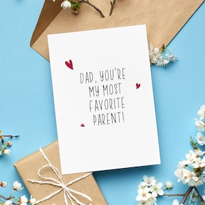Jolie carte de fête des pères, je t'aime, carte de fête des pères amusante, carte de fête des pères heureuse pour papa, carte de blague pour papa, père et fille