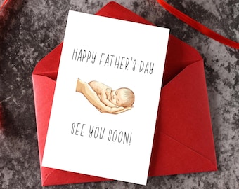 Cute Father's day card new father greeting card funny father's day card happy father's day card for dad punny dad joke card Father daughter