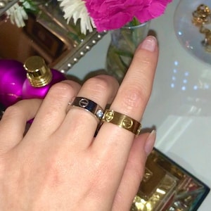 cartier love ring dupe