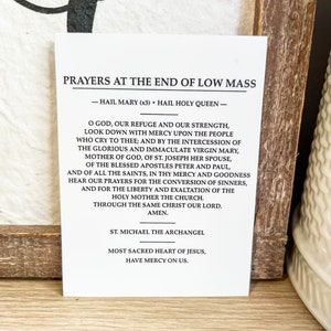 Prayers After Low Mass Sticker