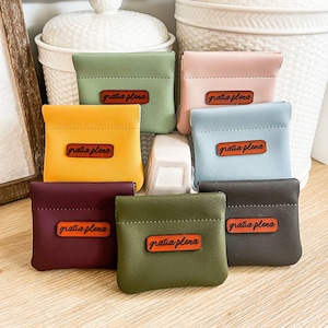Rosary Pouch, 7 COLORS, Gratia Plena, Full of Grace, Catholic Gift, Hail Mary, Fatima, Lourdes, Perpetual Help, Guadalupe,