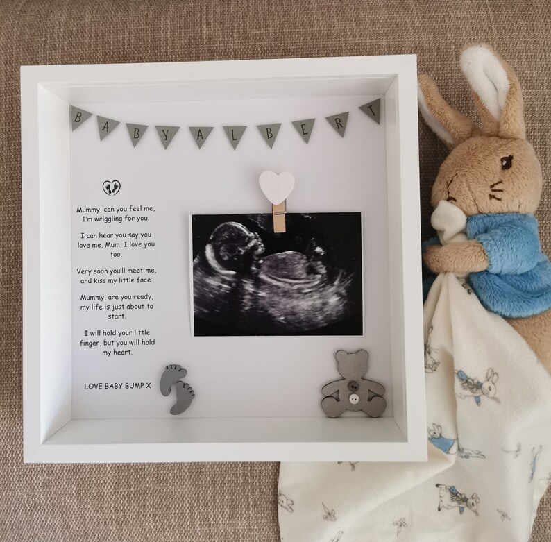 Personalised Baby Scan Frame/ Baby Scan Photo Frame/ First Etsy UK