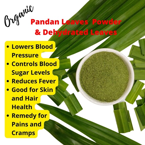 Dried Pandan pandanus Leaves Powder Natural Organic From Sri Etsy
