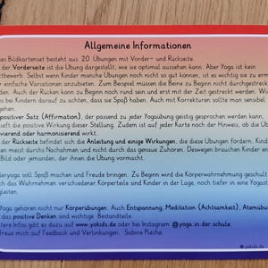 Informationen zu Yoga in der Schule