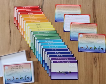 Yoga in Schools Picture Cards Children's Yoga Exercises Postures Positions Asanas Chair Yoga Yoga Cards DIN A5