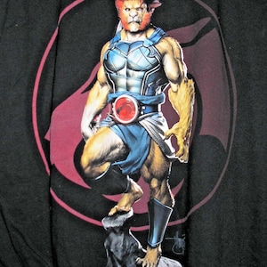 Thundercats T Shirt Rare Black American Import  XL  American Import Cartoon 80S