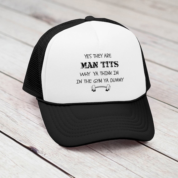 Baseball Cap Funny Mens Trucker Cap Gym Workout Chubby Mens Cap Man Tits  Overweight Mens Hat Weightwatchers Gym Hat Humorous Mens Cap Xmas 