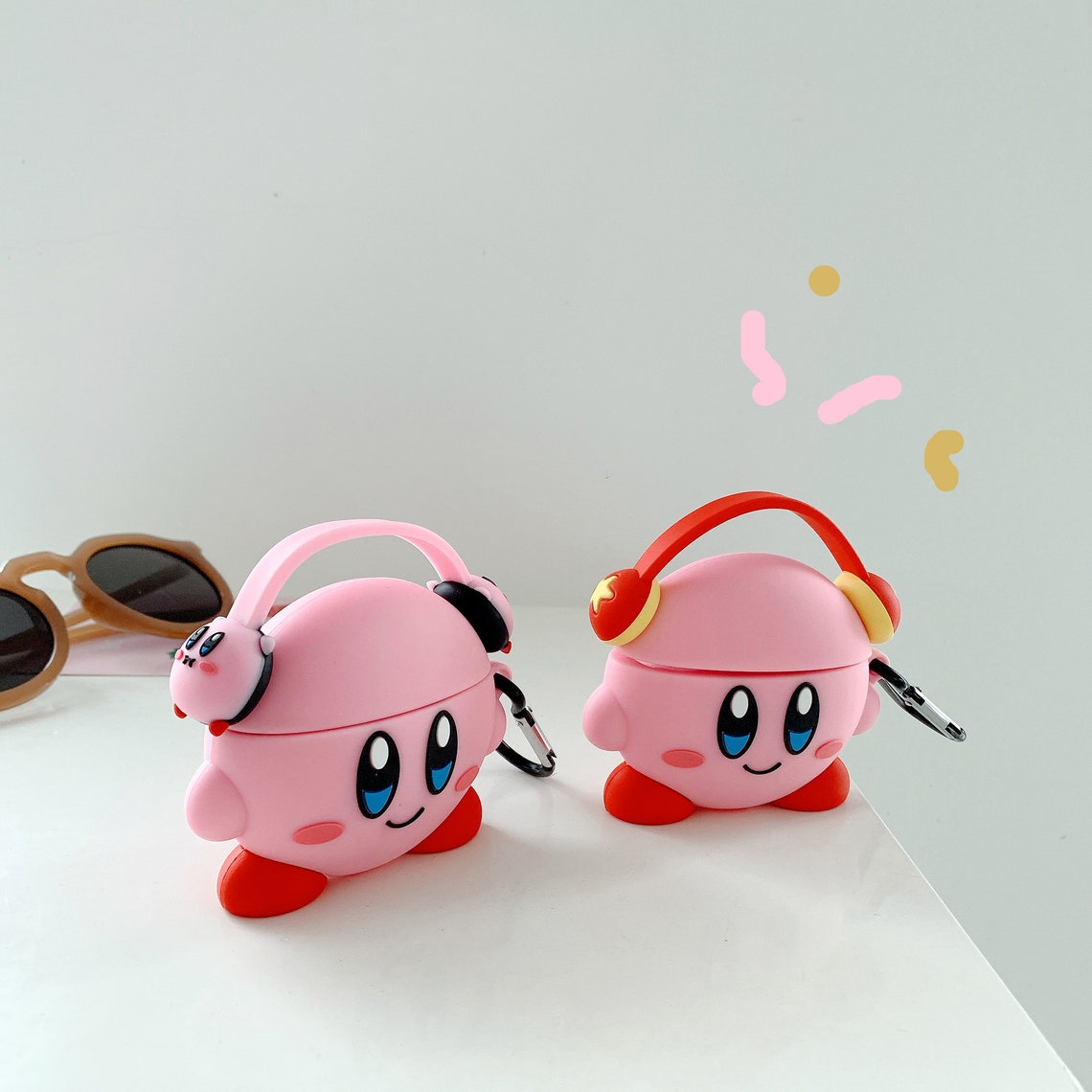 Nintendo Headphone Kirby Airpods Case with Keychain for Airpod Etsy