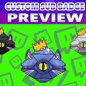 Twitch Sub Badges (1 Badge Package)