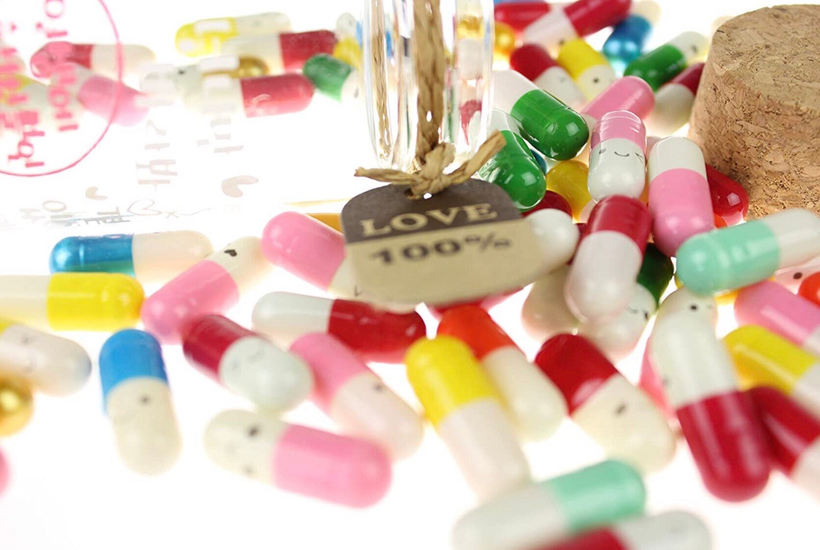 Message in a Bottle Capsule Letters Etsy