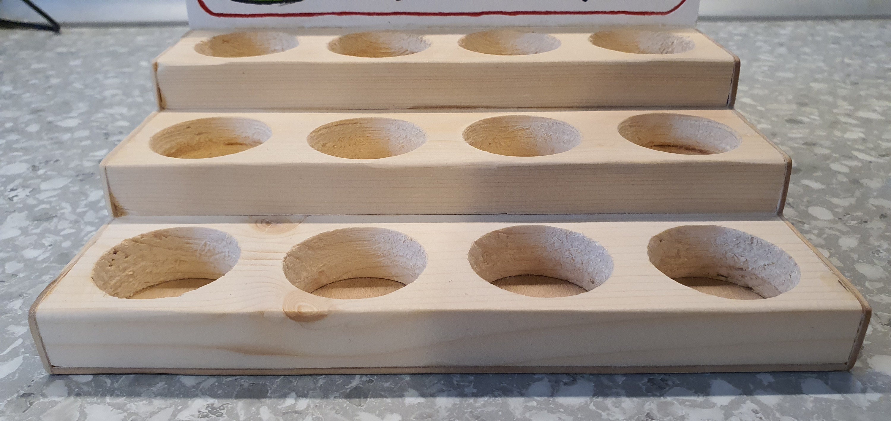 Golf Ball Display Stand Hand Made Personalisable Wooden 12 Etsy