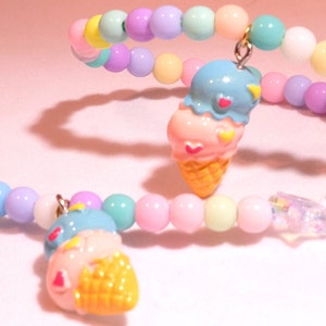 Ice Cream & Pastel Colorful Beaded Face Mask Lanyard | Multi Function | Customized Mask Chain for Girls and Boys | Sunglass Holder |