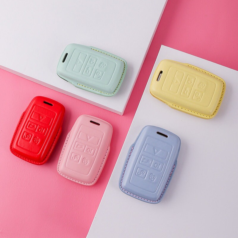 Land Rover Range Rover Car Key Fob Cover Veg Tan Leather Car Etsy