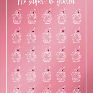 Lista de verificación Postal - 25 Días Sin Azúcar/Sin Gluten