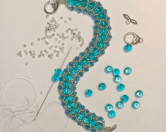 Spiral Weave Beaded Bracelet Kit