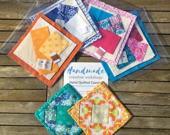 Hand Quilted Coaster Kit
