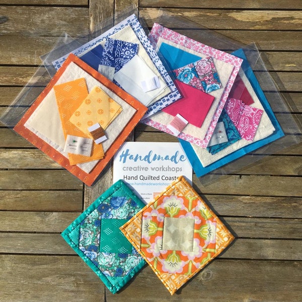 Hand Quilted Coaster Kit