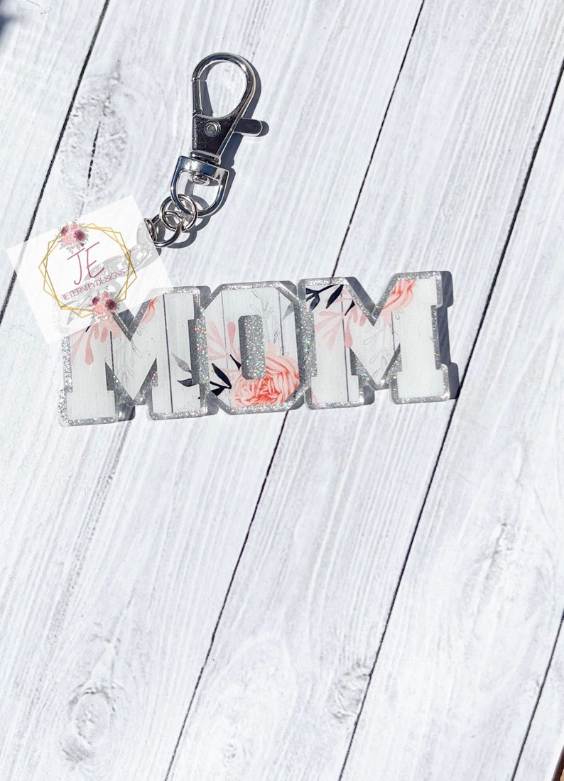 Werncy Mom & Sister Keychains - Engraved Stainless Steel, Humorous Gifts For Mother's Day, Birthday, Christmas