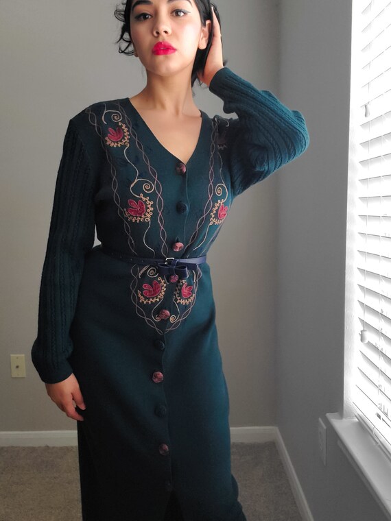 Carole Little 1980's Knit Dress