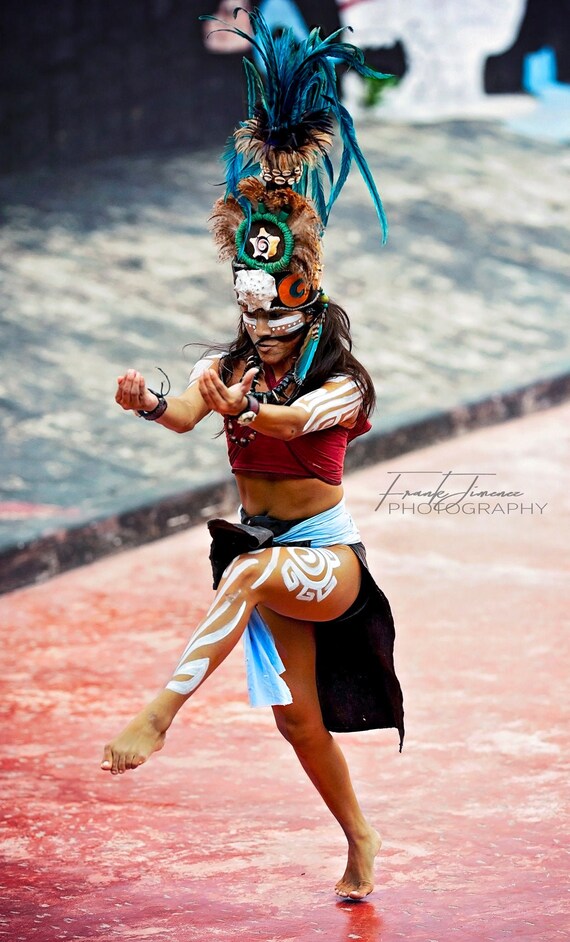 Mayan Performer at Kun Che Park in Cozumel, Mexico