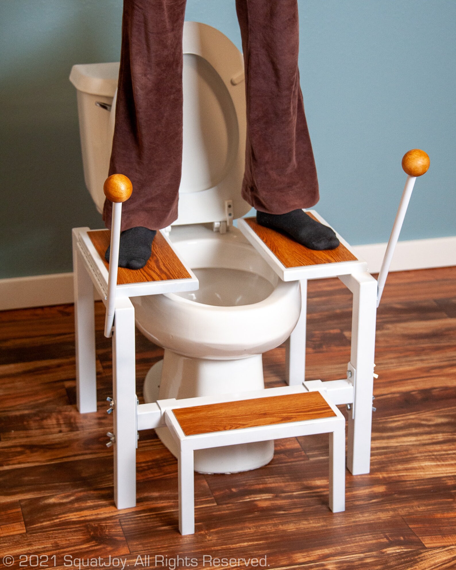 Squatjoy Full Squat Over Toilet Seat for Better Bowel Movement Etsy