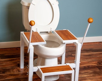 SquatJoy - Full squat over toilet seat for better bowel movement