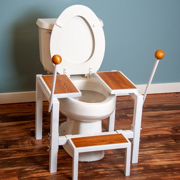 SquatJoy - Full squat over toilet seat for better bowel movement