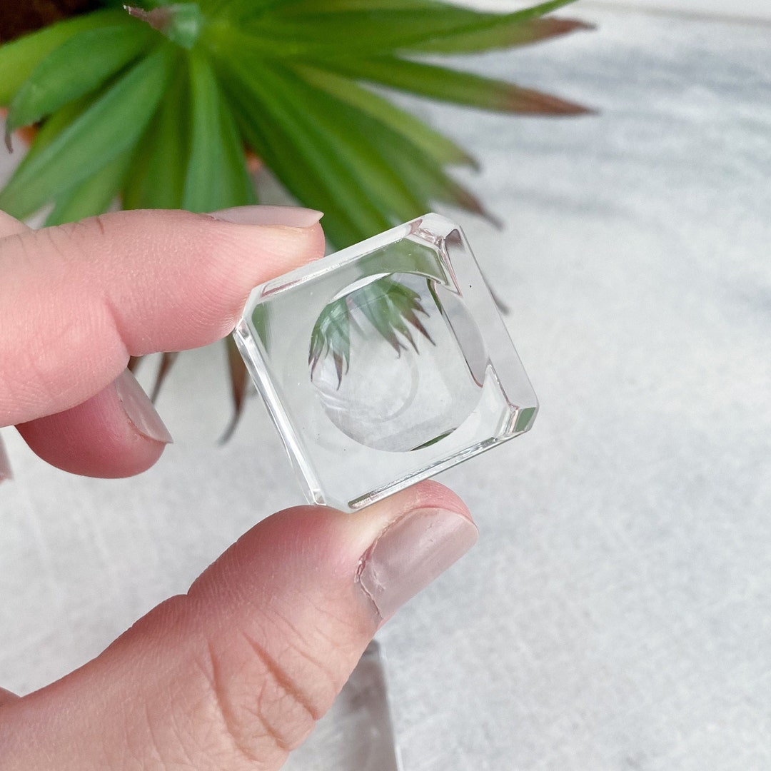 Glass Sphere Holder, XS Crystal Sphere Holder, Extra Small Sphere