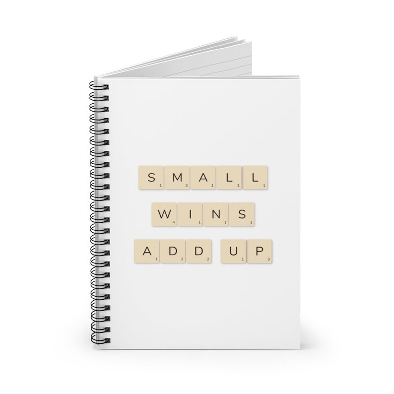 Small Wins Spiral Notebook: Motivational Lined Journal - Etsy