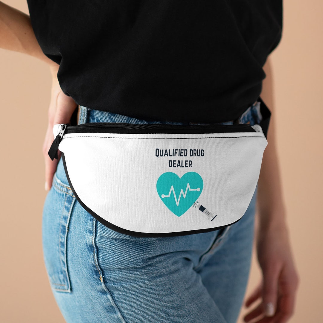 Qualified Drug Dealer Bum Bag Fanny Pack. Funny Gift Idea for Doctors Nurses Paramedics or Emts Printed on Fanny Pack. Etsy UK