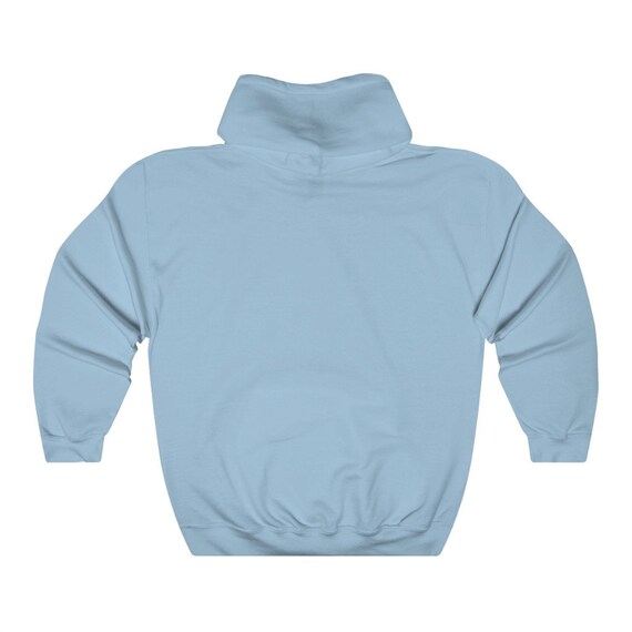 Plain light deals blue hoodie