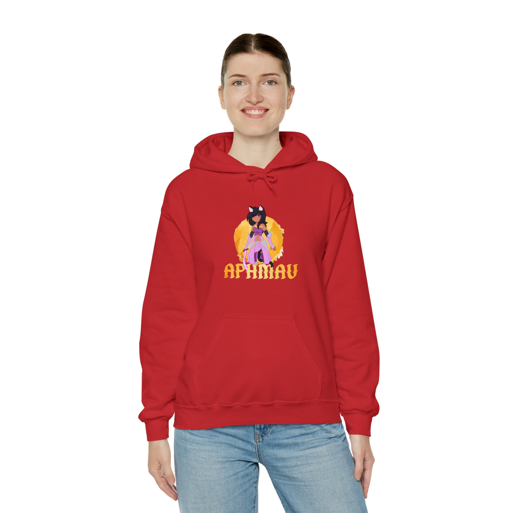 Aphmau top red hoodie
