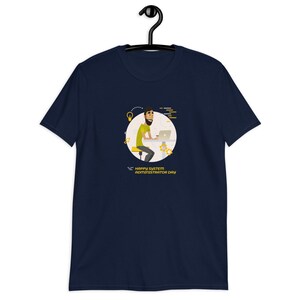 Happy System Administrator Day. Gift for Sys Admin. Text Printed on Unisex T-Shirt.